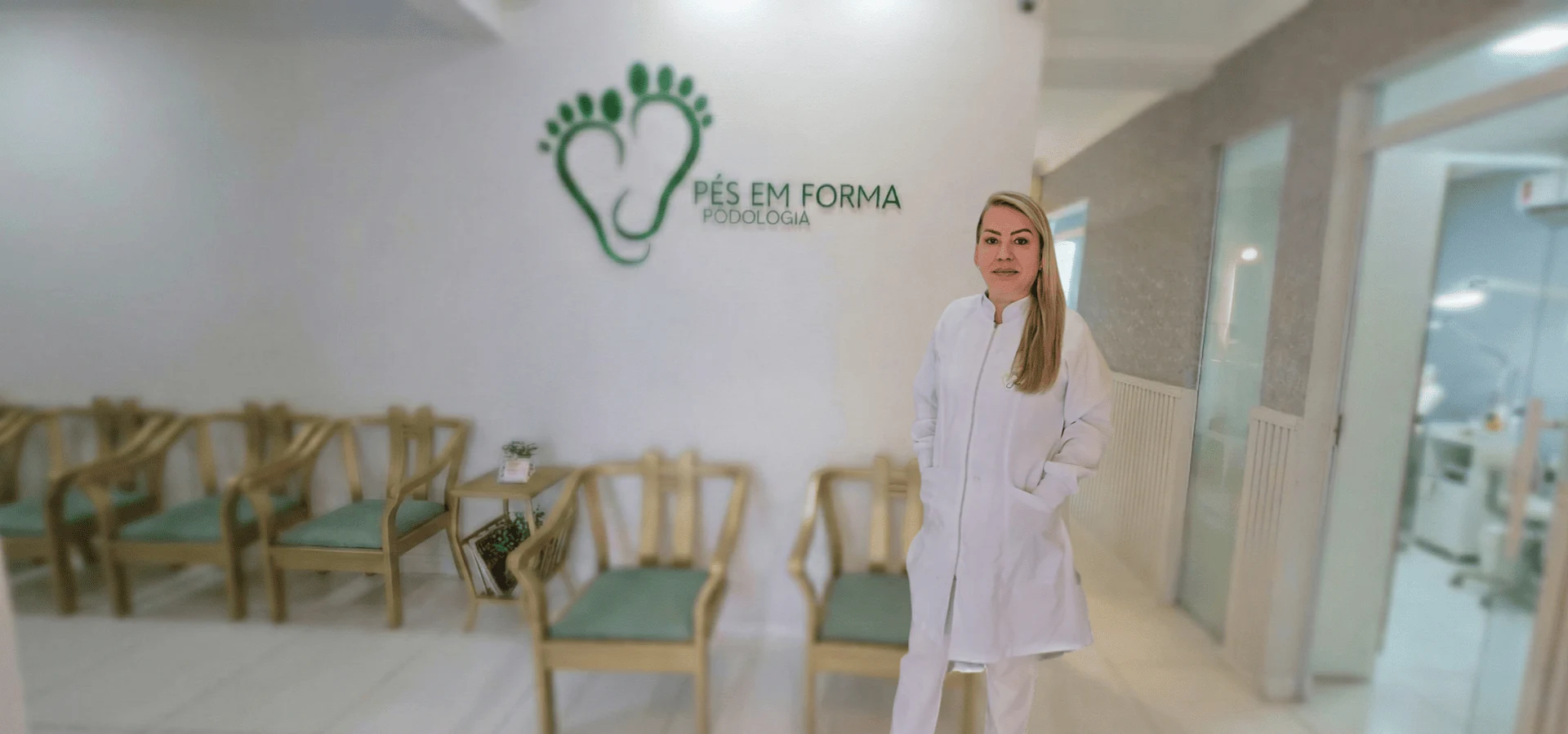 Ivone Teodoro na recepção da Pés em Forma